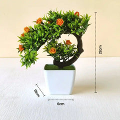 Artificial Bonsai Plant with Pot - Lifelike Plastic Plants