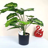 Dieffenbachia Dumb canes Artificial Plant with Pot - Lifelike Plastic Plants