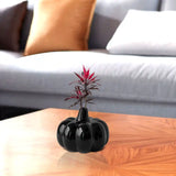 Elegant Black Pumpkin Ceramic Showpiece – Stylish Home Decor