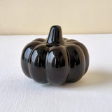 Elegant Black Pumpkin Ceramic Showpiece – Stylish Home Decor