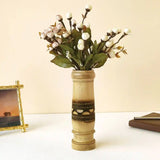 Green Lifestyle Elegance: Handcrafted Bamboo Flower Vase