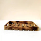 Handcrafted Wooden Tray for Serving Tea, Coffee and Snacks