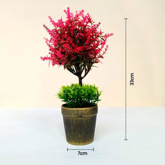 Lavender Artificial Plant with Pot - Lifelike Plastic Plants