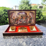 Radha Krishna Gold Plated Charan Paduka