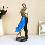 Romantic Resin Couple Romantic Home Decor Sculpture, Showpiece