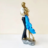 Romantic Resin Couple Romantic Home Decor Sculpture, Showpiece