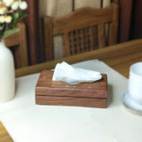 Wooden Hardwood Natural Tissue Paper Box for Home and Office Use