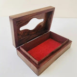 Wooden Hardwood Natural Tissue Paper Box for Home and Office Use