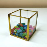 Cube Glass Terrarium Vase & Candle Holder